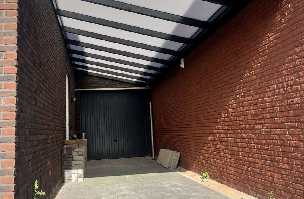 Compacte aluminium carport